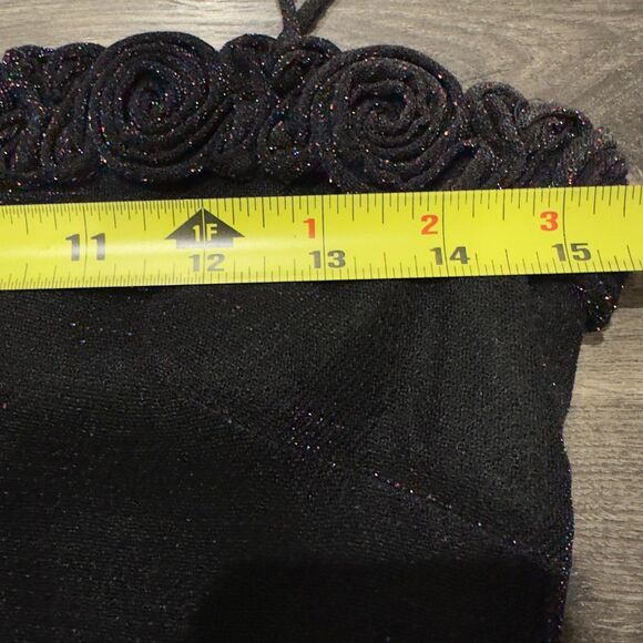 Vintage Jump Dress Y2K 90s Whimsigoth sz 9/10 Spaghetti Strap w/ Scarf Made USA - Picture 5 of 8